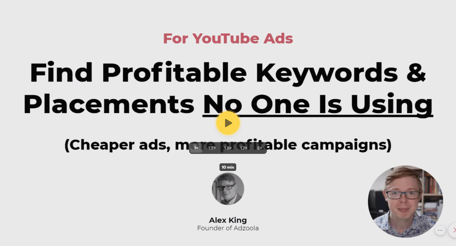 Adzoola - YouTube Video Targeting Tool  Demo