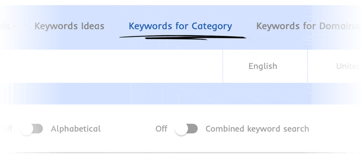 Market Category Keyword Research Tool