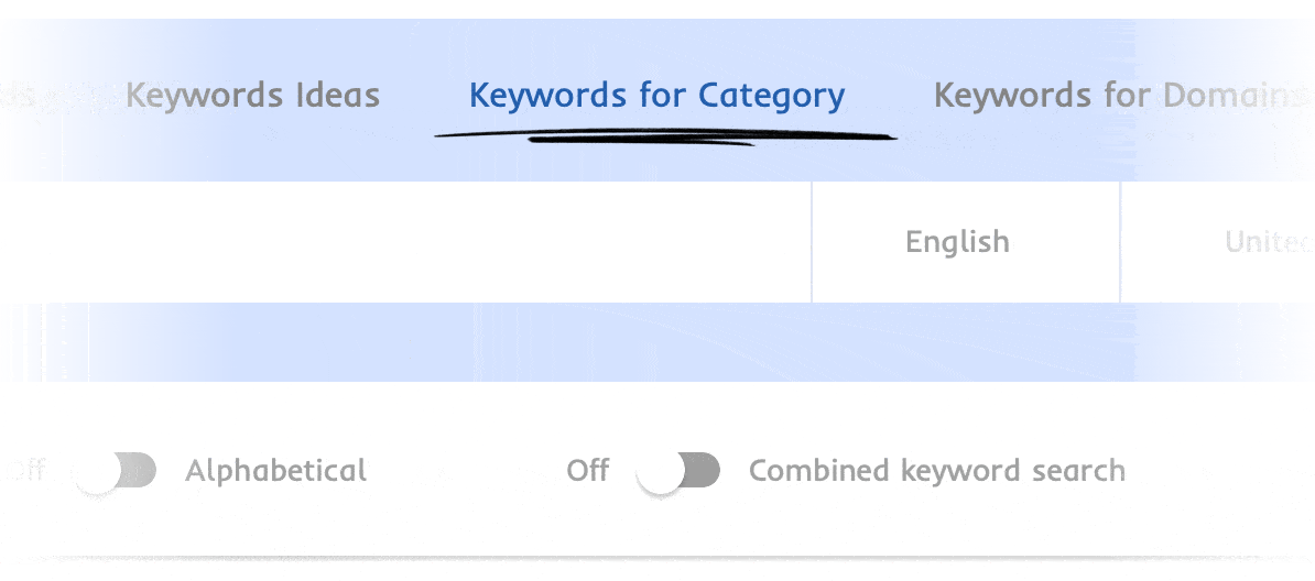 Market Category Keyword Research Tool Market Category Keyword Research Tool