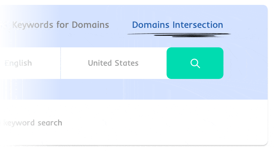 Keyword tool to find intersecting keywords across domains Keyword tool to find intersecting keywords across domains